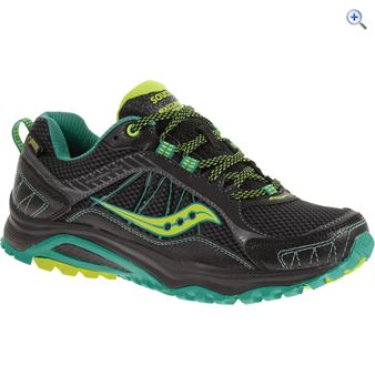 Saucony Excursion TR9 GTX  Women's Trail Running Shoe - Size: 7.5 - Colour: BLACK-TEAL